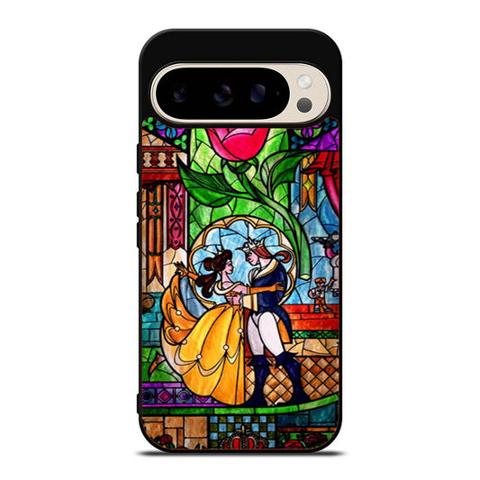 Beauty and The Beast Stained Glass Google Pixel 9 Pro Case