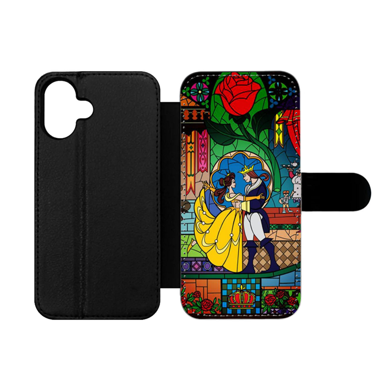 Beauty and The Beast Two Wallet iPhone Case