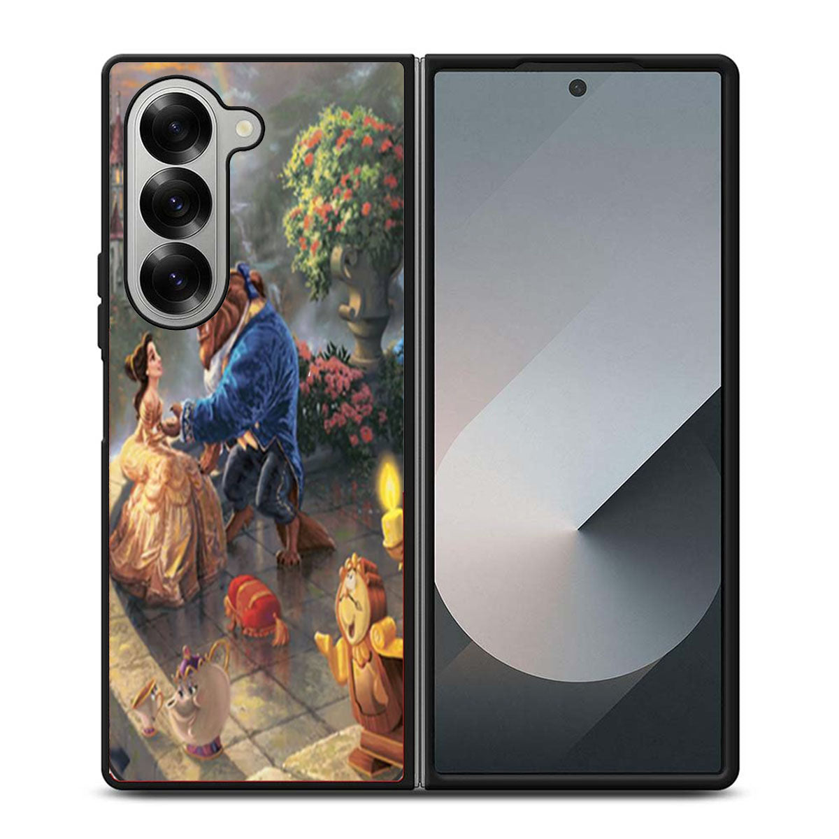 Beauty and The Beast Wedding Samsung Z Fold 6 Case