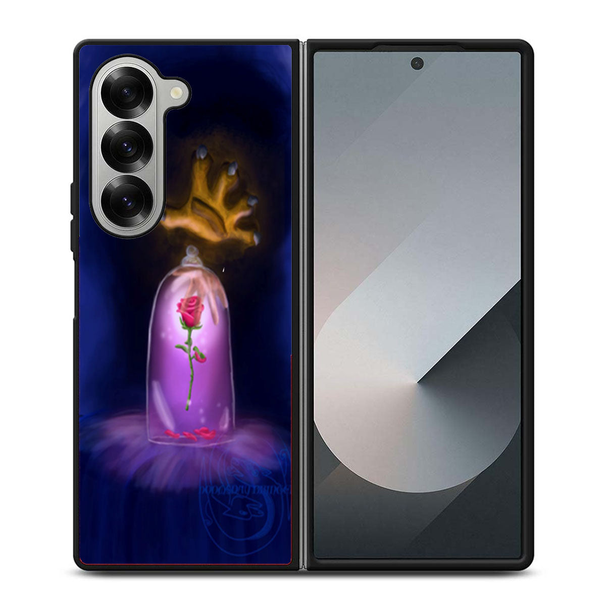 Beauty and the beast Art Samsung Z Fold 6 Case