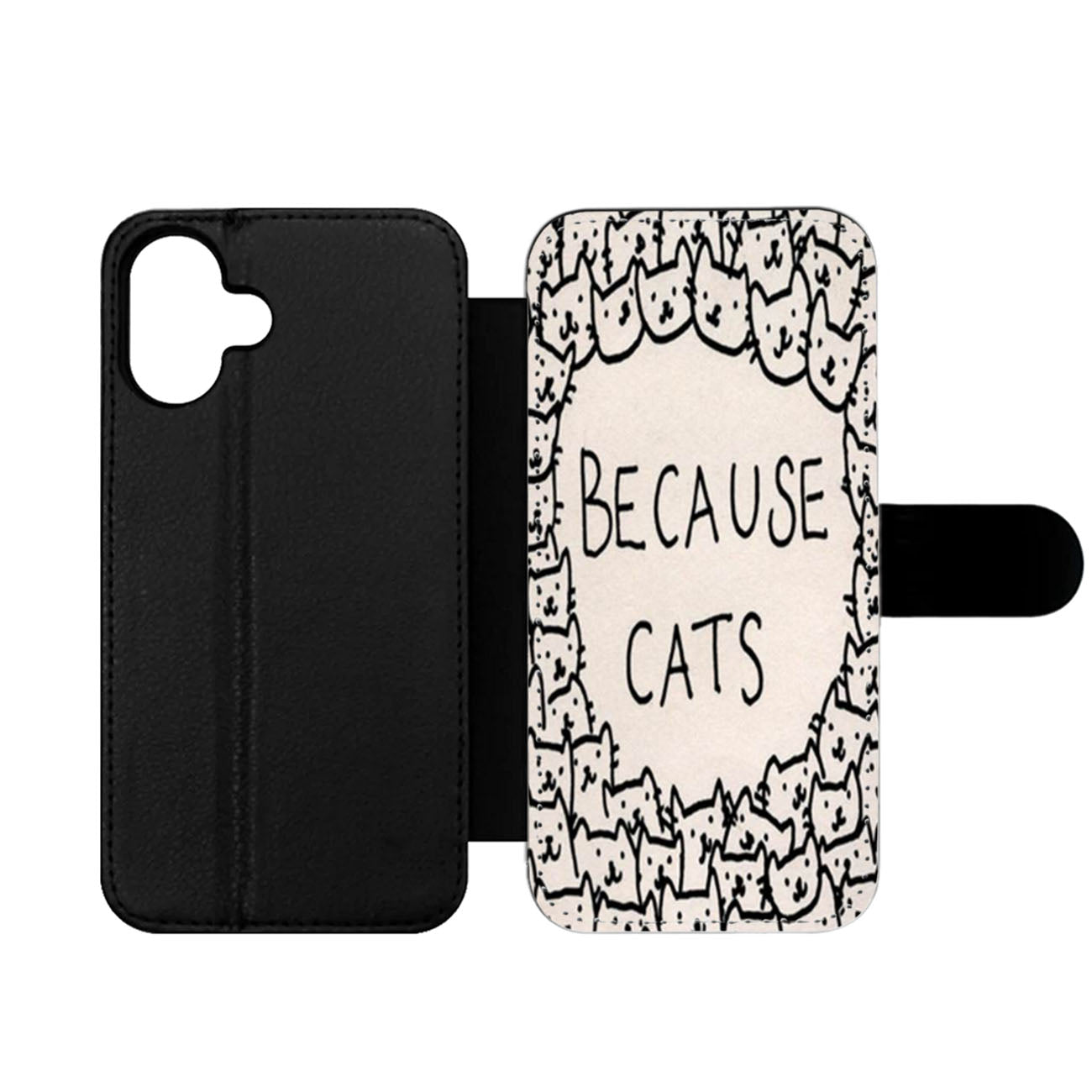 Because Cats Wallet iPhone Case