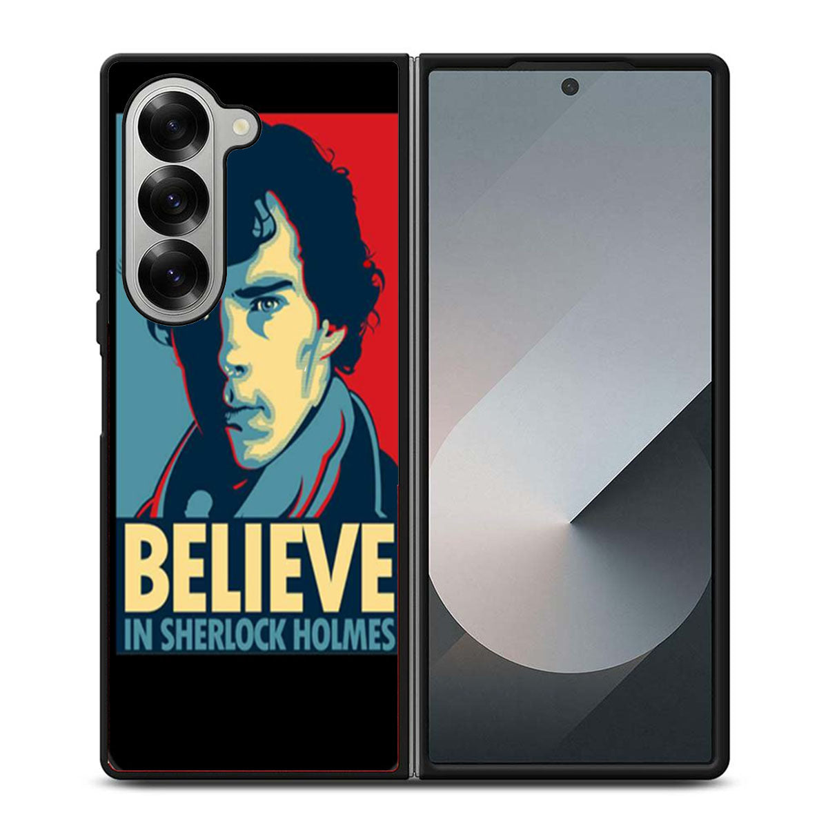Believe In Sherlock Holmes Samsung Z Fold 6 Case