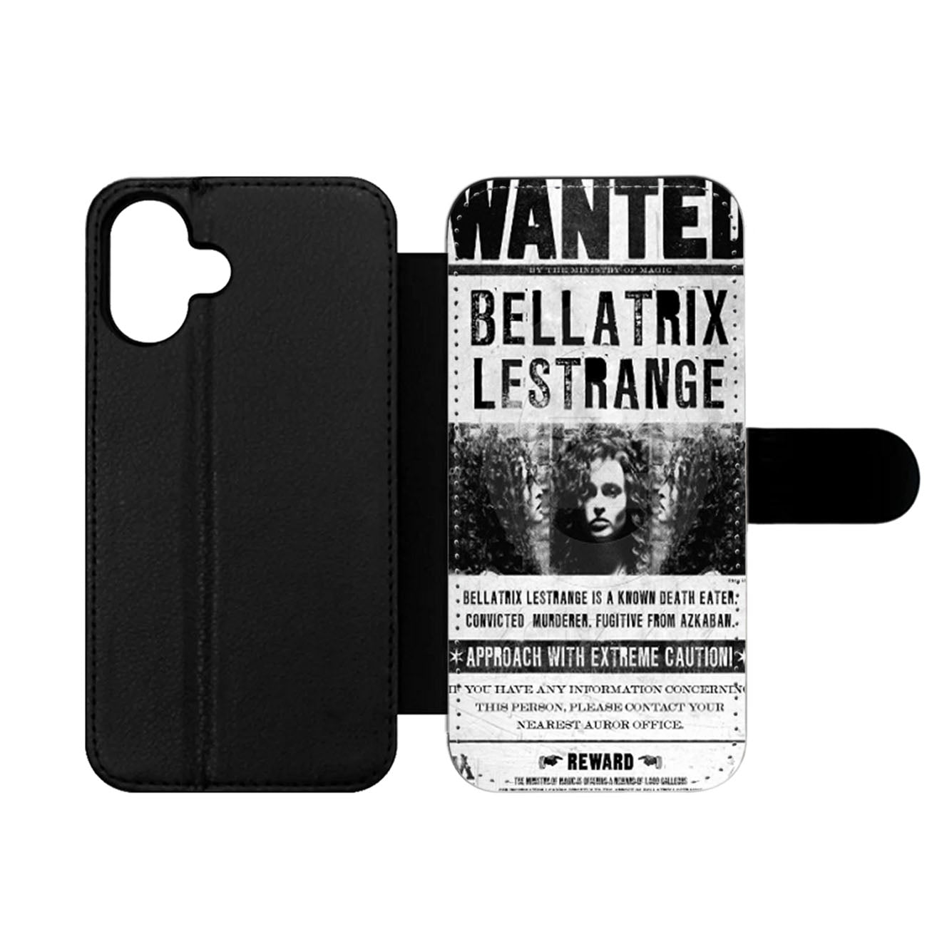 Bellatrix Wanted Potter Wallet iPhone Case