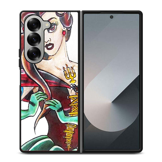 Belle Gothic Disney Samsung Z Fold 6 Case