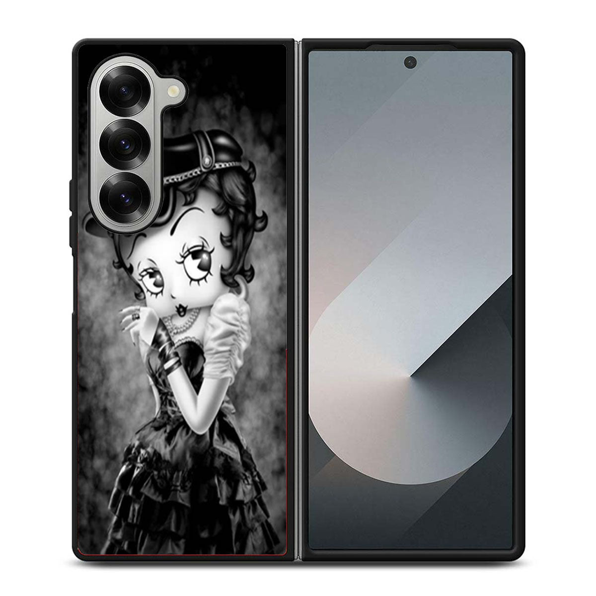 Betty Boop Police Officer Female Cop Samsung Z Fold 6 Case