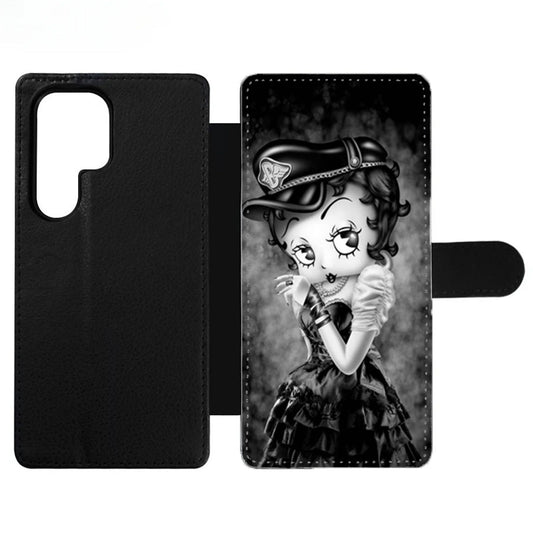 Betty Boop Police Officer Female Cop Wallet Samsung Case