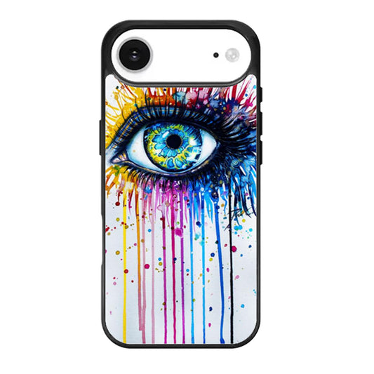 Big Eye Watercolor iPhone Air Case