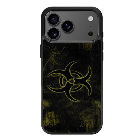 Biohazard Dark Logo iPhone 17 Pro Max Case