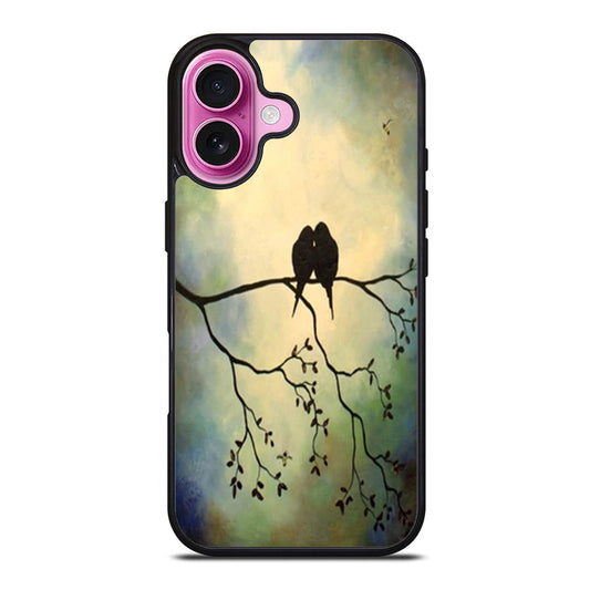 Birds In Tree Branch iPhone Case Cover