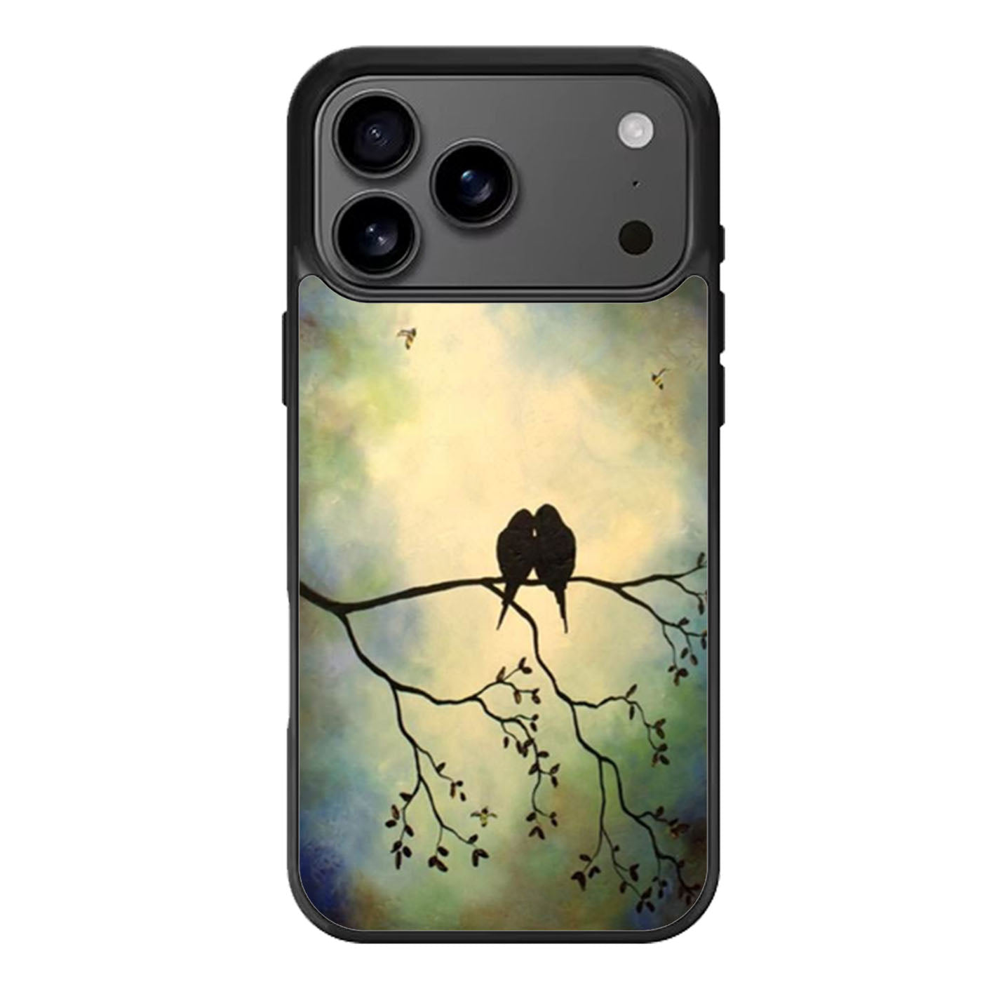 Birds In Tree Branch iPhone 17 Pro Max Case