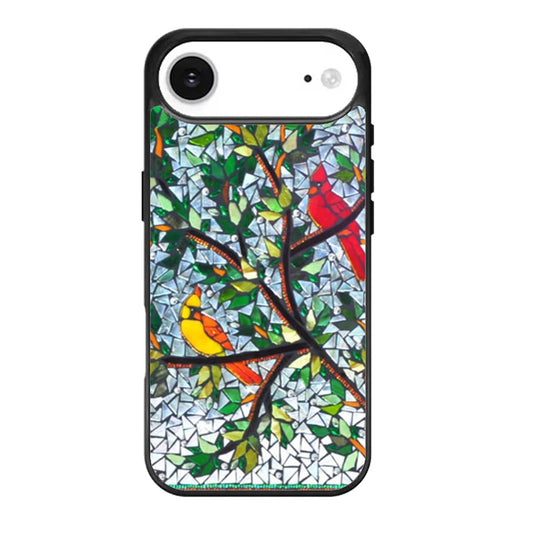 Birds in Tree Mozaic iPhone Air Case
