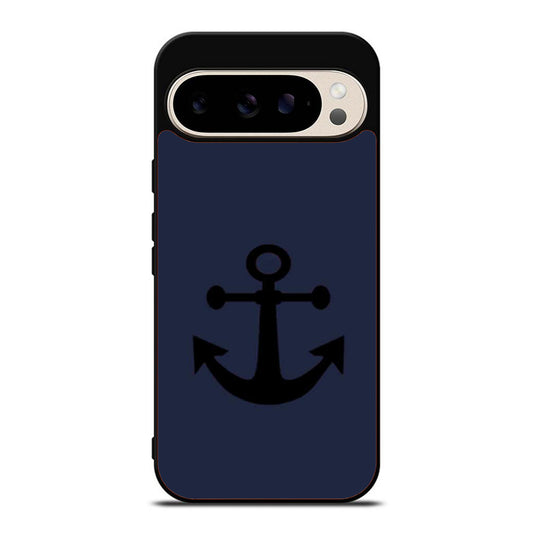 Black Anchor On Blue Word Quote Google Pixel 9 Pro Case