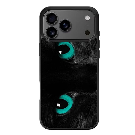 Black Cat Eyes iPhone 17 Pro Max Case