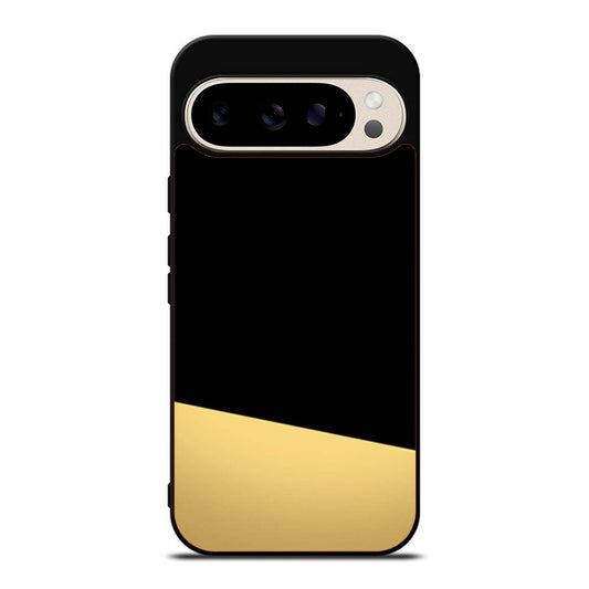 Black and Gold Color Block Google Pixel 9 Pro Case