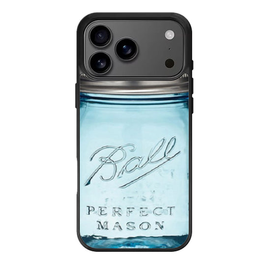 Blue Ball Glass Mason iPhone 17 Pro Max Case