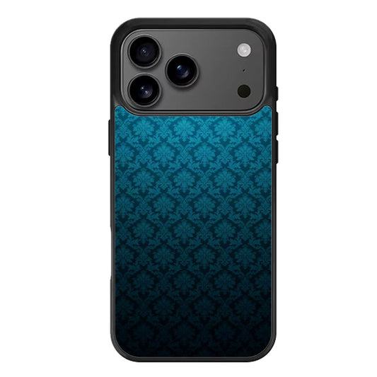 Blue Damask iPhone 17 Pro Max Case