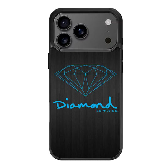 Blue Diamond Supply Co Dark Wood Two iPhone 17 Pro Max Case
