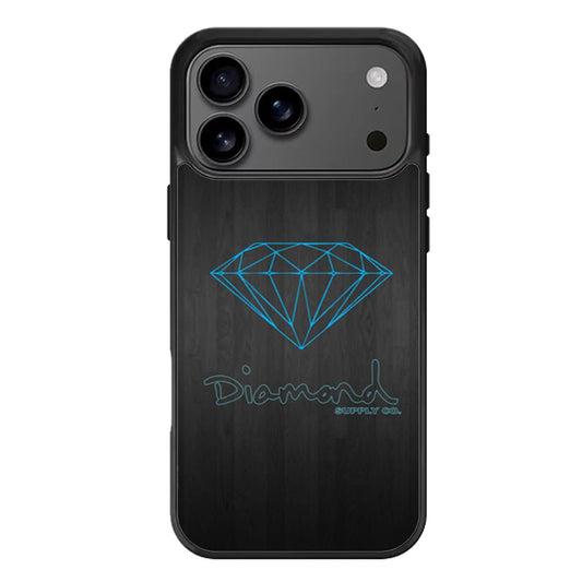 Blue Diamond Supply Co Dark Wood iPhone 17 Pro Max Case