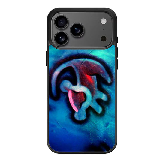 Blue Lion King Drawing iPhone 17 Pro Max Case