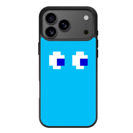Blue Pacman inspired iPhone 17 Pro Max Case
