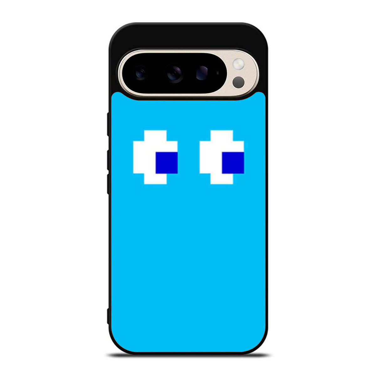 Blue Pacman inspired Google Pixel 9 Pro Case