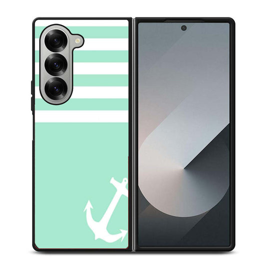 Blue Tiffany Anchor Samsung Z Fold 6 Case