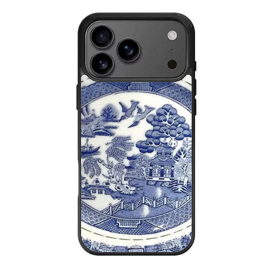 Blue Willow China Pattern iPhone 17 Pro Max Case