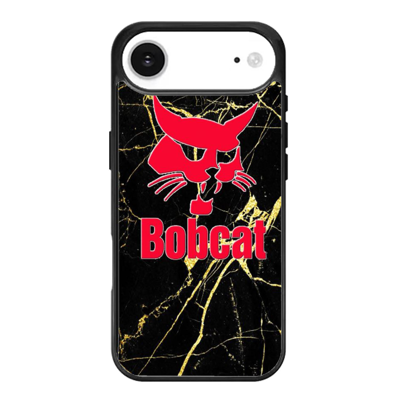 Bobcat Black Marble iPhone Air Case
