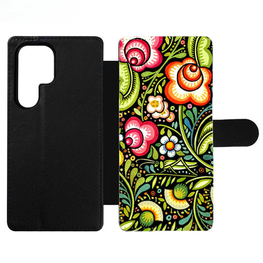 Bohemina Floral Wallet Samsung Case