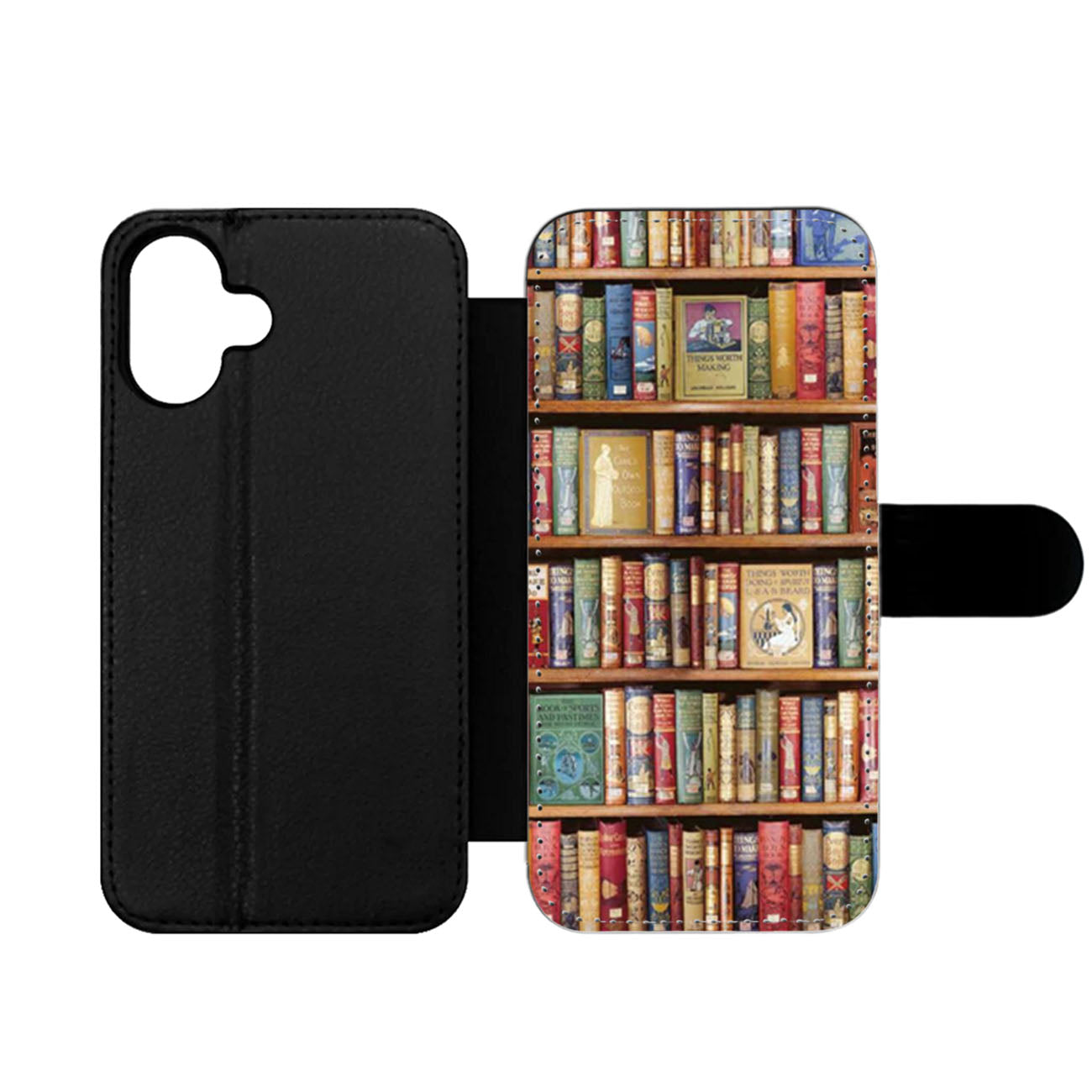 Bookshelf Wallet iPhone Case