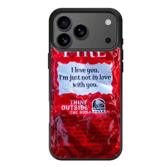 Border Sauce Fire iPhone 17 Pro Max Case