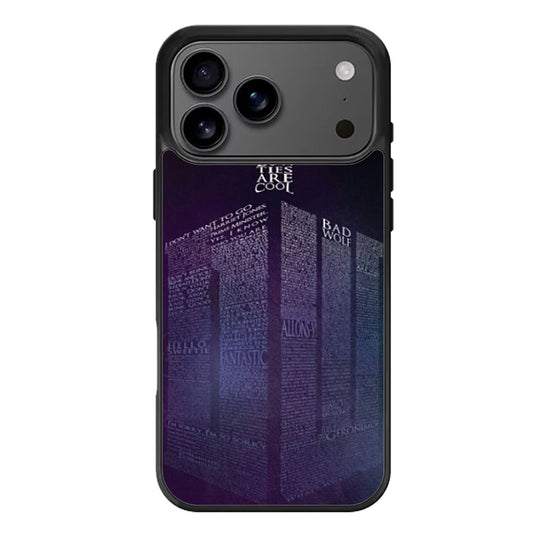 Bow Ties Are Cool Tardis iPhone 17 Pro Max Case