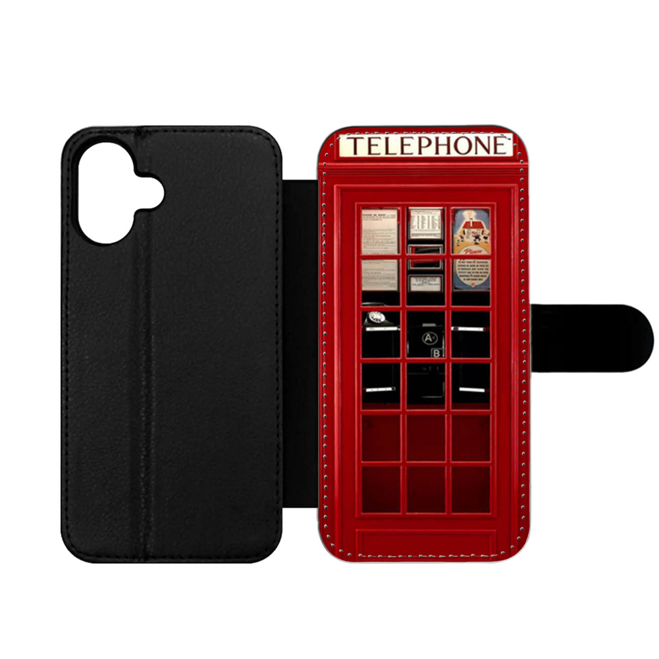 British Phone Box Wallet iPhone Case