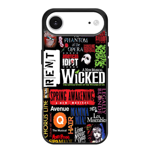 Broadway Musical Collage Art iPhone Air Case