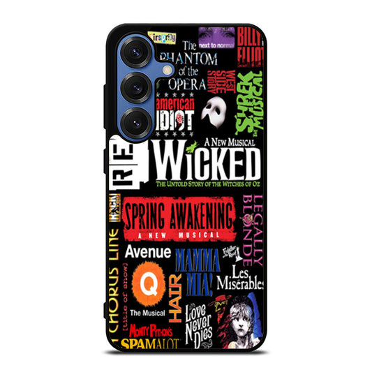Broadway Musical Collage Art Samsung S25 Ultra Case