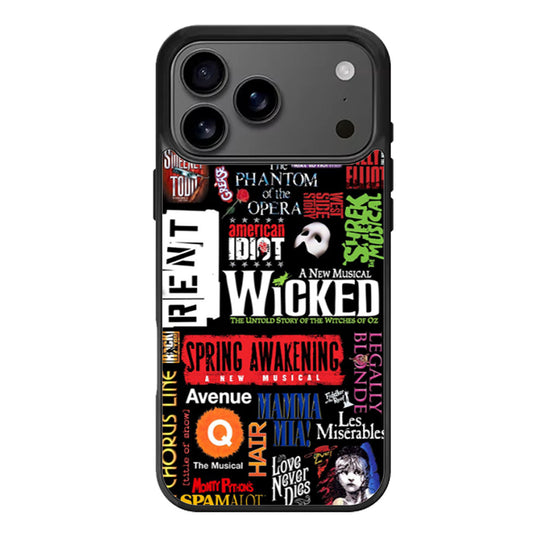 Broadway Musical Collage iPhone 17 Pro Max Case