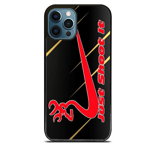 Browning Deer Just Shoot it Black iPhone 14 Pro Max Case