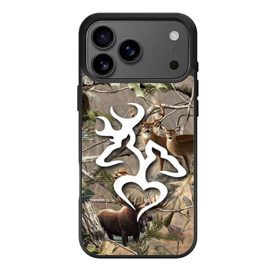 Browning Deer Love Real Tree iPhone 17 Pro Max Case