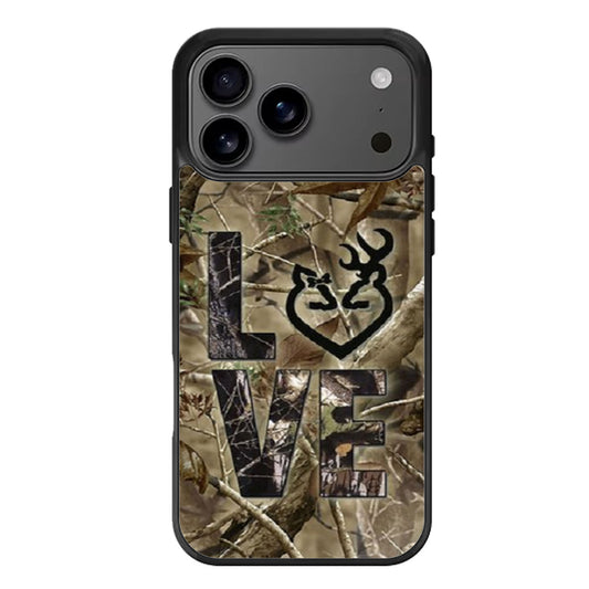 Browning Logo love iPhone 17 Pro Max Case