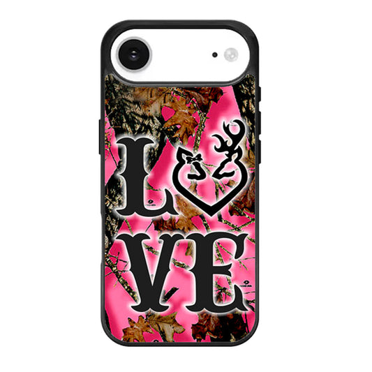 Browning Love Camo Pink iPhone Air Case
