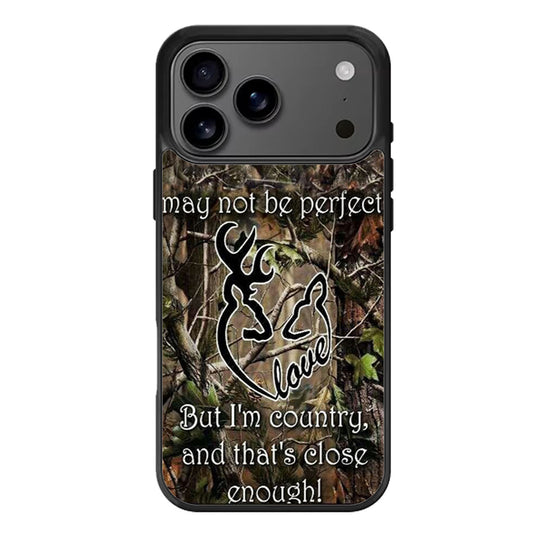 Browning deer love quotes iPhone 17 Pro Max Case
