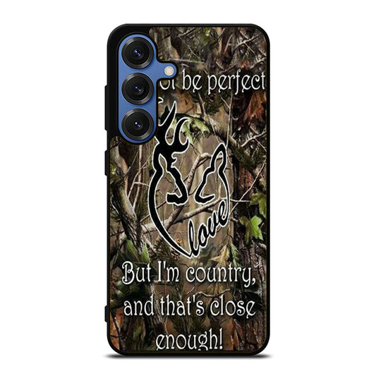 Browning deer love quotes Samsung S25 Ultra Case