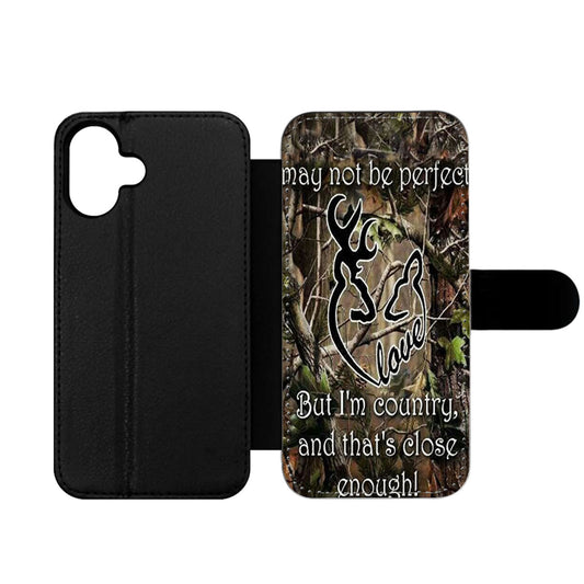 Browning deer love quotes Wallet iPhone Case