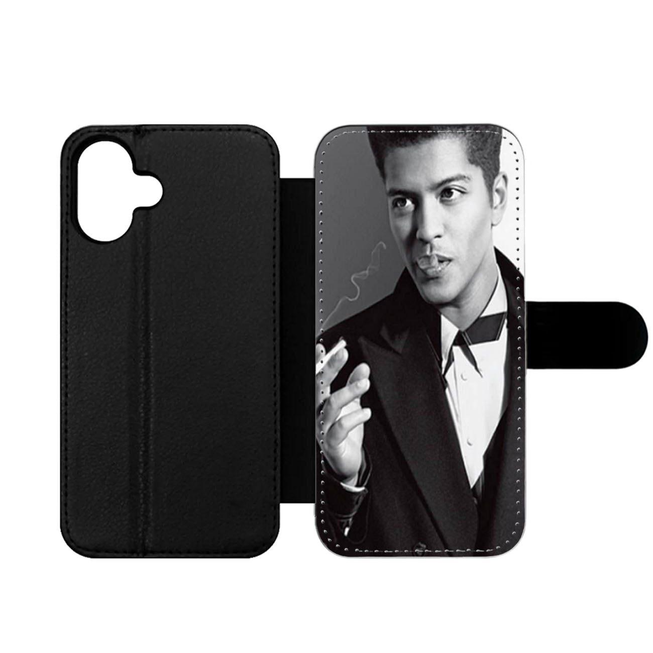 Bruno Mars Style Wallet iPhone Case