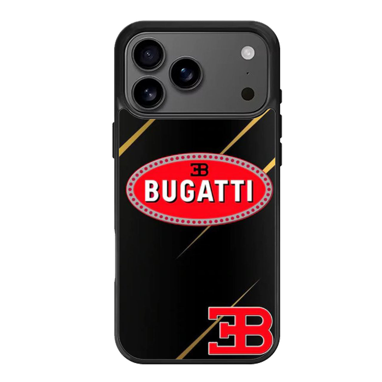 Bugatti Logo Metallic iPhone 17 Pro Max Case