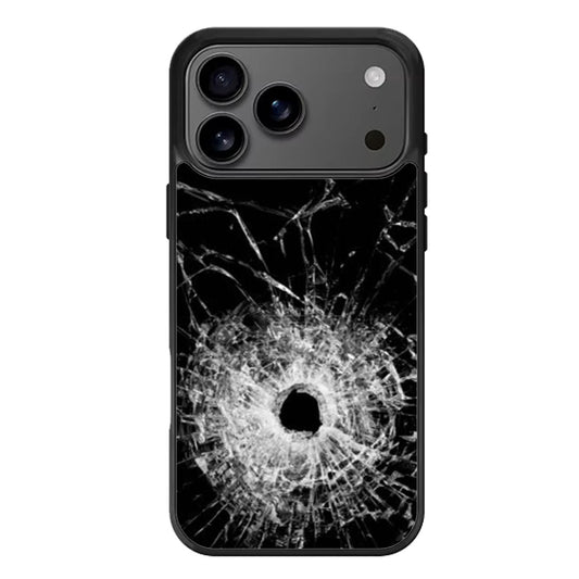 Bullet Hole Glass iPhone 17 Pro Max Case