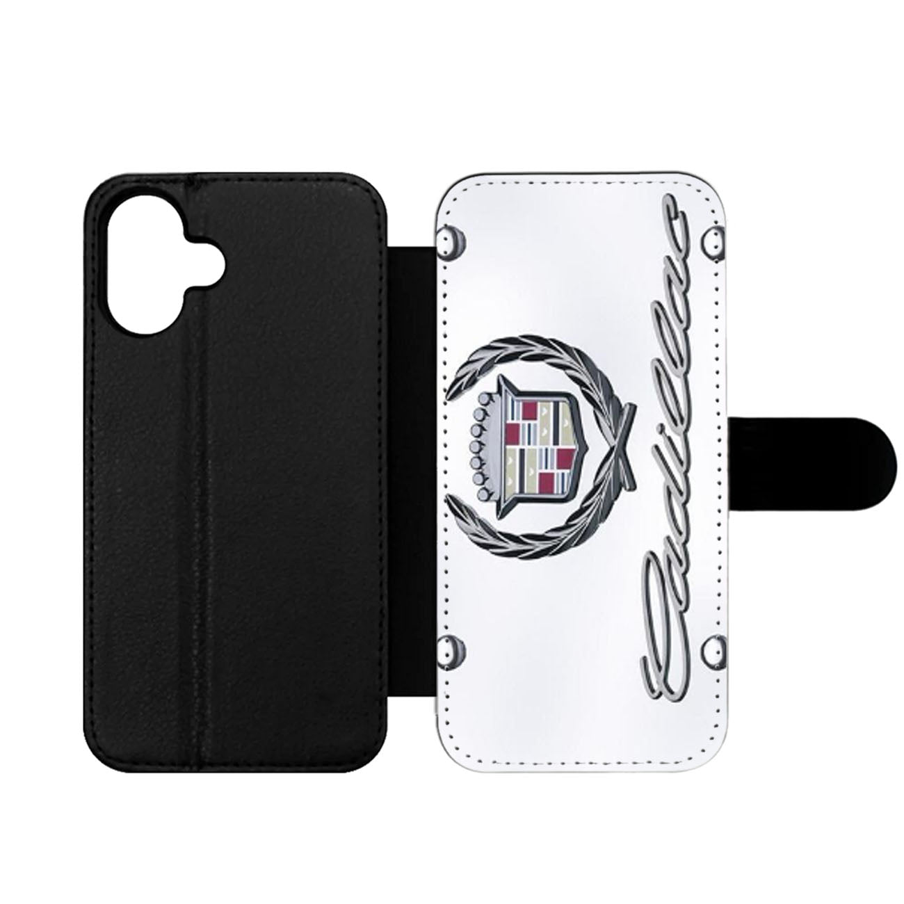 CADILLAC OLD PLATE LOGO Wallet iPhone Case
