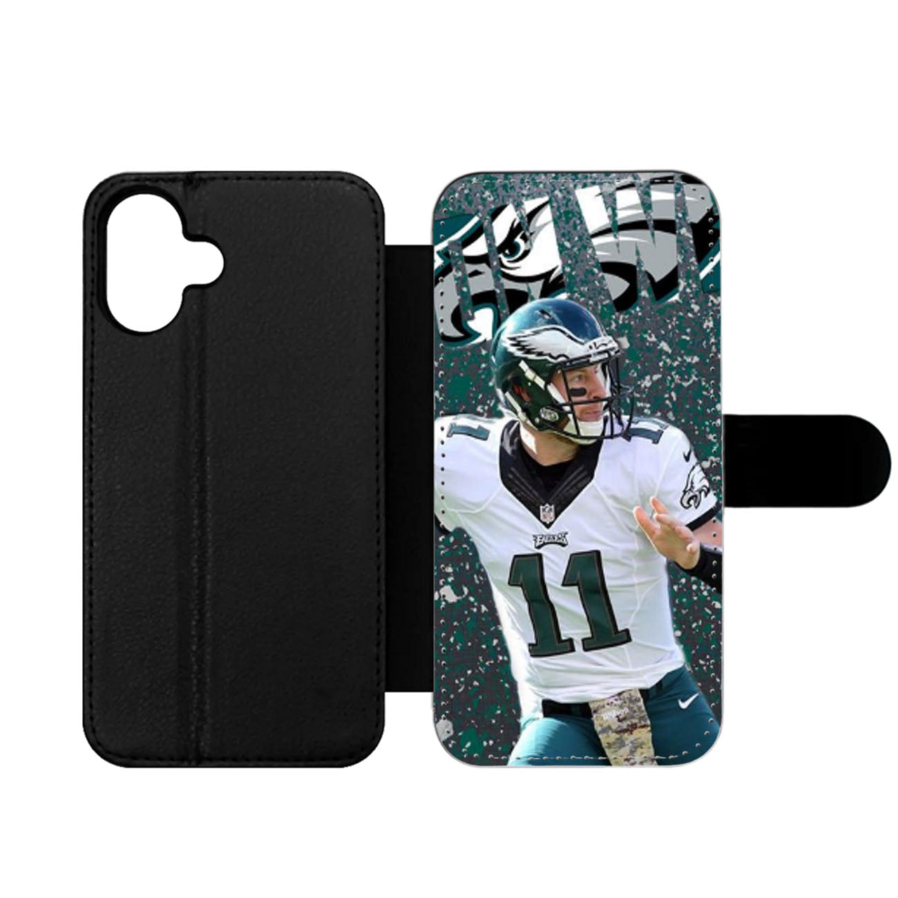 CARSON WENTZ PHILADELPHIA EAGLES TWO Wallet iPhone Case