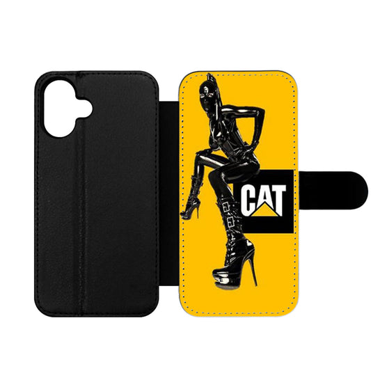 CATERPILLAR CAT GIRL Wallet iPhone Case