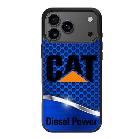 CAT Caterpillar Diesel Power Blue iPhone 17 Pro Max Case